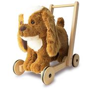 Little Bird Told Me - Peanut Pup Baby Walker/Push Along/Ride On for Toddler 12+ Months Unisex - 2-in-1 Soft Toy on Wheels, Sturdy Wooden Frame, Soft Plush Fabric - British Brand Since 2007