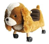 Little Bird Told Me - Peanut Pup Ride On Toy for Toddler 12+ Months Unisex - Soft Animal Toy on Wheels, Sturdy Wooden Frame, Wipe Clean Supportive Seat - British Brand Since 2007