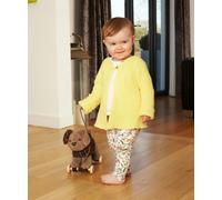 Little Bird Told Me Percy Pup Pull Along Toy - Brown