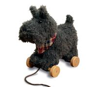 Little Bird Told Me Scottie Dog 2-in-1 Pull Along Toy Grey