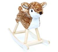 Little Bird Told Me - Willow Deer Award Winning Rocking Toy for Baby/Toddler 9+ Months Unisex - Soft Plush Fabric, Solid Wooden Frame & Rockers, Scrunchy Ears & Tail - British Brand Since 2007