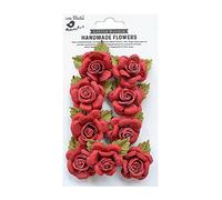 Little Birdie Karin Paper Flowers 8/Pkg-Love and Roses