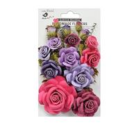 Little Birdie Rosalind Paper Flowers 21/Pkg-Birds and Berries