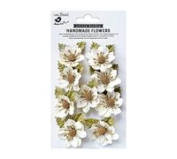 Little Birdie Wendy Handmade Mulberry Paper Flowers 9pcs - Shabby Chic
