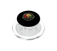 Little Birds on a Branch with Rising Sun Reggae Emblem PopSockets PopGrip for MagSafe