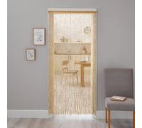 Little Black Book Beaded Door Curtain - Natural - 190x91cm