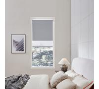 Little Black Book Blackout Double Grey Roller Blind - 70cm