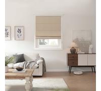 Little Black Book Blackout Natural Roman Blind - 160cm