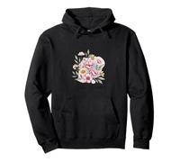 Little Bloom Boho Wild Meadow Floral Theme Pullover Hoodie