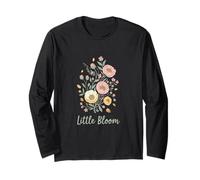Little Bloom Boho Wildflower Garden Inspired Design Long Sleeve T-Shirt