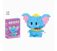 Little Blue Elephant : 156pc Fun Model Building Set - Interlocking Brick Kit