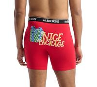 Little Blue House by Hatley Men's Funny Boxer Briefs, Nice Package, S