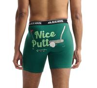 Little Blue House by Hatley Men's Funny Boxer Briefs, Nice Putt, XL