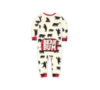 Little Blue House by Hatley Unisex Baby Union Suits Sleepsuit, White (Black Bears), 18-24 Months