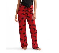 Little Blue House by Hatley Women's Pyjama Pants Pajama Bottom, Moose On Red, XX-Large