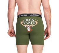 Little Blue House Hatley Men's Novelty Boxer Briefs, Buck Naked, X-Large