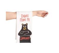 Little Blue House Kitchen Hand/Dish Towels, Dishes Make Me Grumpy, One Size