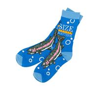 Little Blue House Men's Crew Casual Sock, Size Matters, One