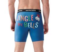 Little Blue House Men's Funny Boxer Briefs, Jingle My Bells, Large