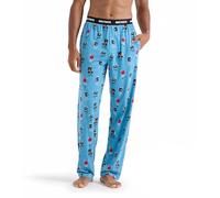 Little Blue House Men's Man Pants Pyjama Bottoms, Flaming BBQS, Small