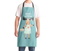 Little Blue House Unisex Adult Kitchen Aprons, Making a Moose In The Kitchen, One Size