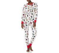 Little Blue House Unisex's Union Suit Pajama Set, Hockey Night in The Wild, XS