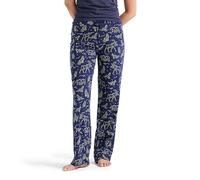 Little Blue House Women's Jersey Pants Pyjama Bottoms Pajama, Animal Constellations, Large