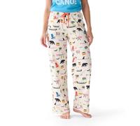 Little Blue House Women's Jersey Pants Pyjama Bottoms, On The Lake, X-Large