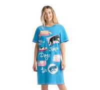 Little Blue House Women's Nightshirt, Let Sleeping Dogs Lie, One Size
