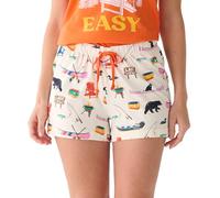 Little Blue House Women's Sleep Shorts Pyjama Bottoms Pajama, Lake, X-Large