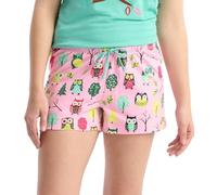 Little Blue House Women's Sleep Shorts Pyjama Bottoms Pajama, Owls, X-Small