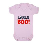 Little Boo Halloween Statement Baby Grow Vest, 0-3 Months, Pastel Pink