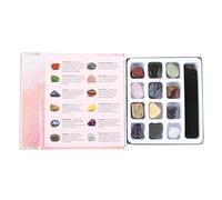 Little Book of Crystal Healing Gift Set - Witches Crystals & Divination Stones Kit with Tumblestones Casting, Crystal Chart, and Positive Energy Gems
