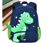 Little Boy Backpack Children's Bag Waterproof Dinosaur Design Anti-Lost, Blue-Green, Se référer au descriptif, Refer to description