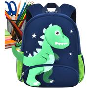 Little Boy Backpack Children's Bag Waterproof Dinosaur Design Anti-Lost, Blue-Green, Se référer au descriptif, Refer to description