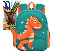Little Boy Backpack Children's Bag Waterproof Dinosaur Design Anti-Lost, Orange Green, Se référer au descriptif, Refer to description