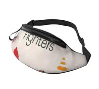 Little Boys and Girls in Firefighters Print Unisex Pack Waist Bag Travel Accessory for Sunglasses Wallets Passports Key