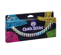 Little Brian LBCS05CA20 Paint Sticks Chalk-20 Assorted, Multi