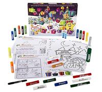 Little Brian Paint Sticks Art Advent Calendar - 24 Surprises Inside! Includes 7 A3 Christmas Themed Sheets and 3 A3 Activity Sheets with Six Activities - Perfect Advent Calendar for Kids