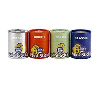 Little Brian Paint Sticks For Kids - 40 Pack Assorted Colours & Fun Storage Pots - Mess-Free, Easy Clean Up, Fast Drying Action, Vibrant Colours, Multi-Surface, Twist & Paint