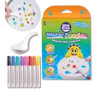 Little Brian Water Doodles with 8 Magic Water Pens, Art for Kids, Floating Drawings, Ceramic Spoon, Create Magical Water Creations, Temporary Art, Craft Kits for Kids