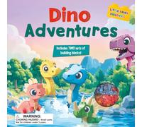 Little Brick Builderz Dino Adventures Dinosaur Building Book