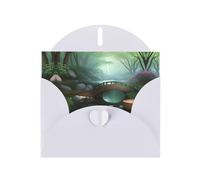 Little Bridge in the East Beautiful Greeting cards Set congratulations holiday Cards for All Occasions Christmas greeting cards
