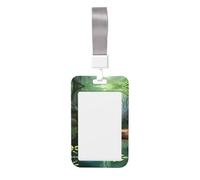 Little Bridge in The East Card Badge Holder Card Protector Suitable for Office Workers Managers and Employees