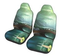 Little Bridge in The East Dua Sarung JOK Mobil,& Sarung JOK Mobil Depan, Cocok Untuk Sebagian Besar Mobil, SUV, Truk, Van, Dll.