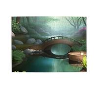 Little Bridge in the East Horizontal Wooden Puzzle 500 Pcs Develop Hands-on Skills for Relax and Parent-Child Interaction