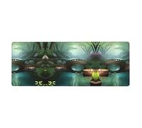 Little Bridge in The East Printed Keyboard and Mouse pad (12x31.5 inches), Office Gaming Mouse pad, Comfortable and Durable