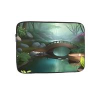 Little Bridge in the East Shockproof Laptop Sleeve Water Repellent Notebook Case Slim Protective Cover for 10 12 13 15 17 Inch Tablets