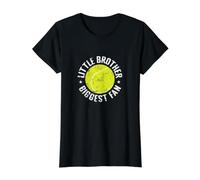 Little Brother Biggest Fan Value Graphic T-Shirt, Women, Black, XL