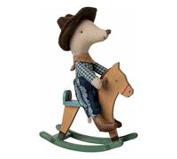Little brother mouse Cowboy and his horse Multicoloured one size